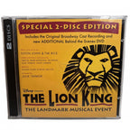 The Lion King Original Broadway Cast Recording CD And Bonus Dvd - Come Sell Nearly Anything