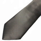 Nuova Moda Men's Textured Geometric Pattern Tie