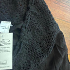 Mayyada Bazaar Black Crochet Skirt Size M BNWT