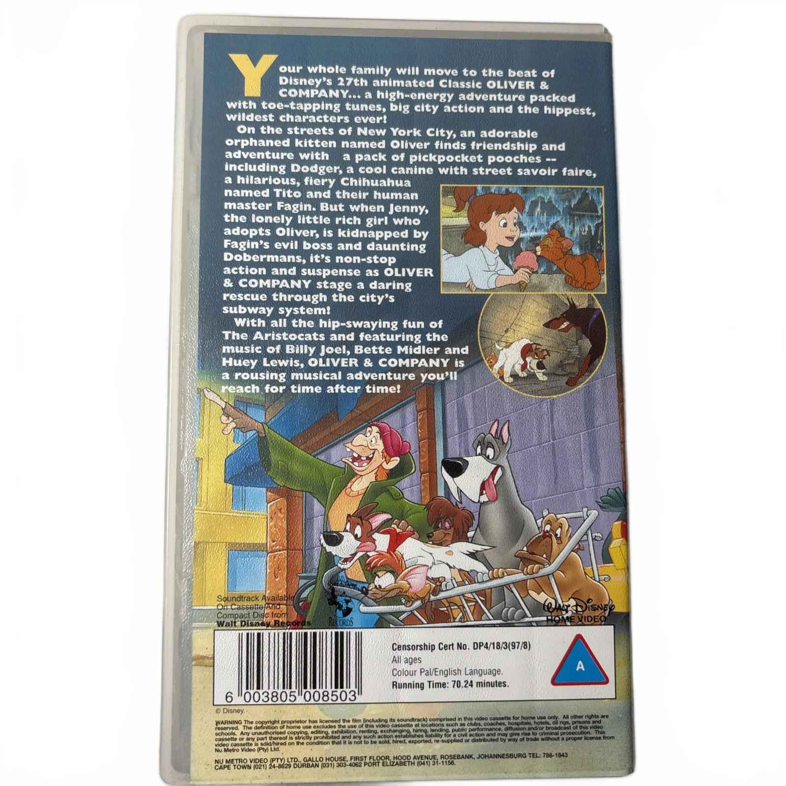 Walt Disney : Oliver and Company  (VHS 1997)
