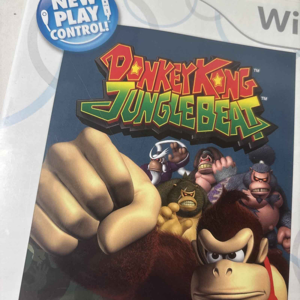 Donkey Kong Jungle Beat Nintendo Wii PAL Complete With Manual PAL