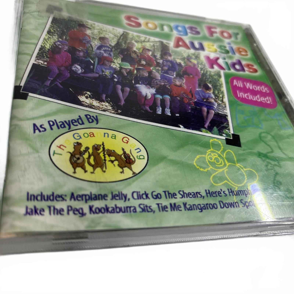 SONGS FOR AUSSIE KIDS - The Gianna Gang With Words. Skippy Click Go The Shea CD