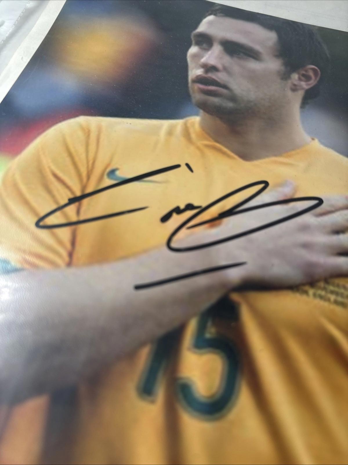SCOTT MCDONALD  Signed SOCCEROOS Large  Photo With COA Autograph Soccer