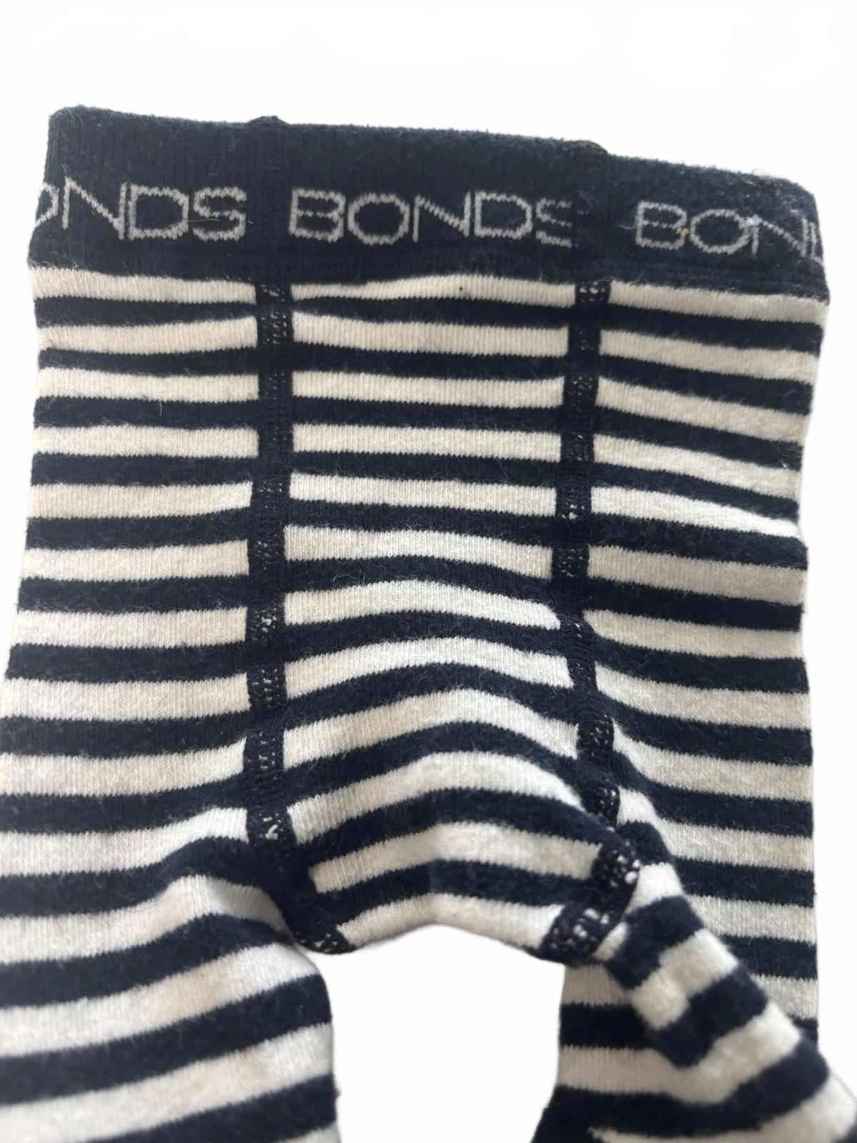 Bonds Baby Leggings  s Size 6-18 Months Striped Navy White