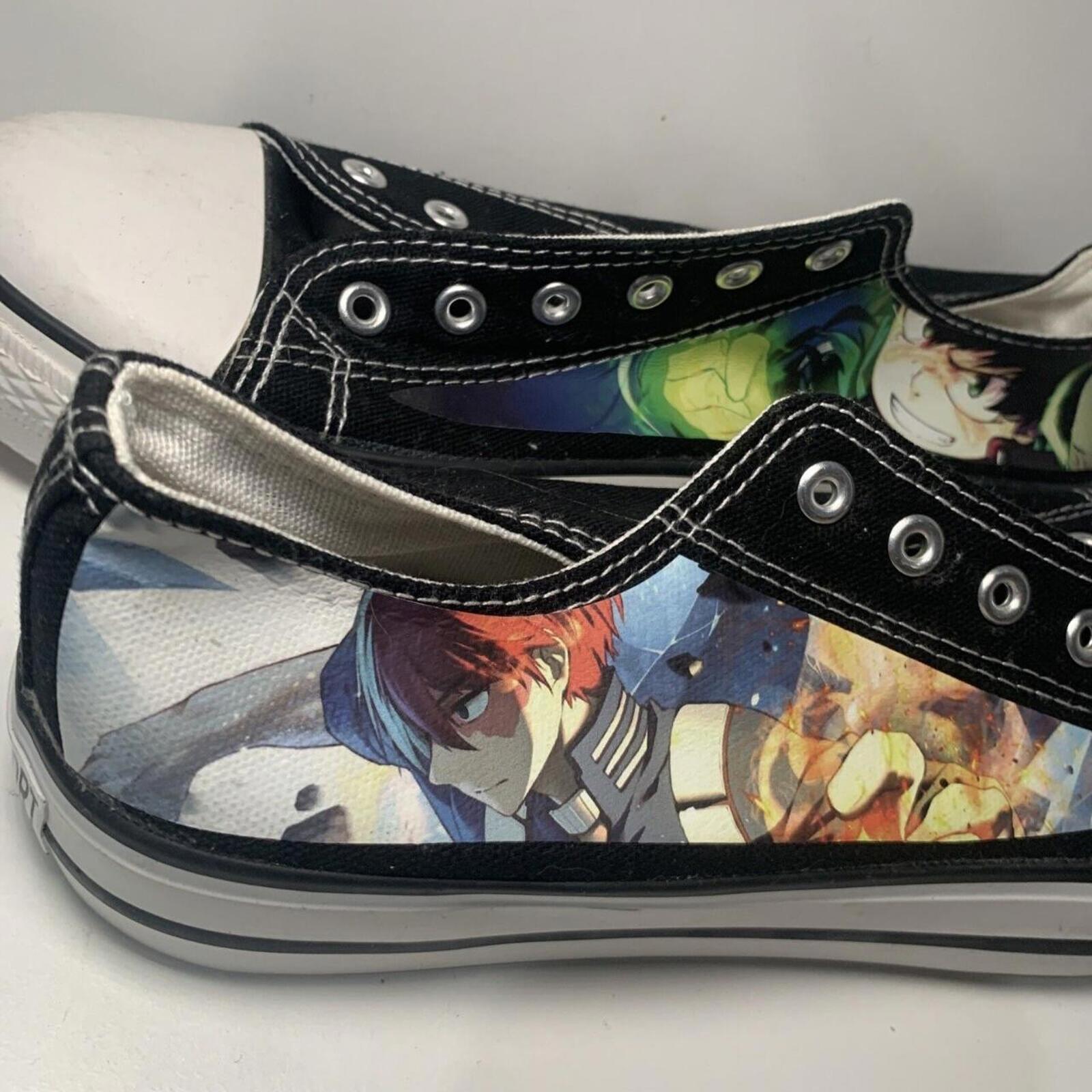 Womens Mens Demon Slayer Canvas Shoes High Top Trainers Casual Chuck Sneakers. - Come Sell Nearly Anything