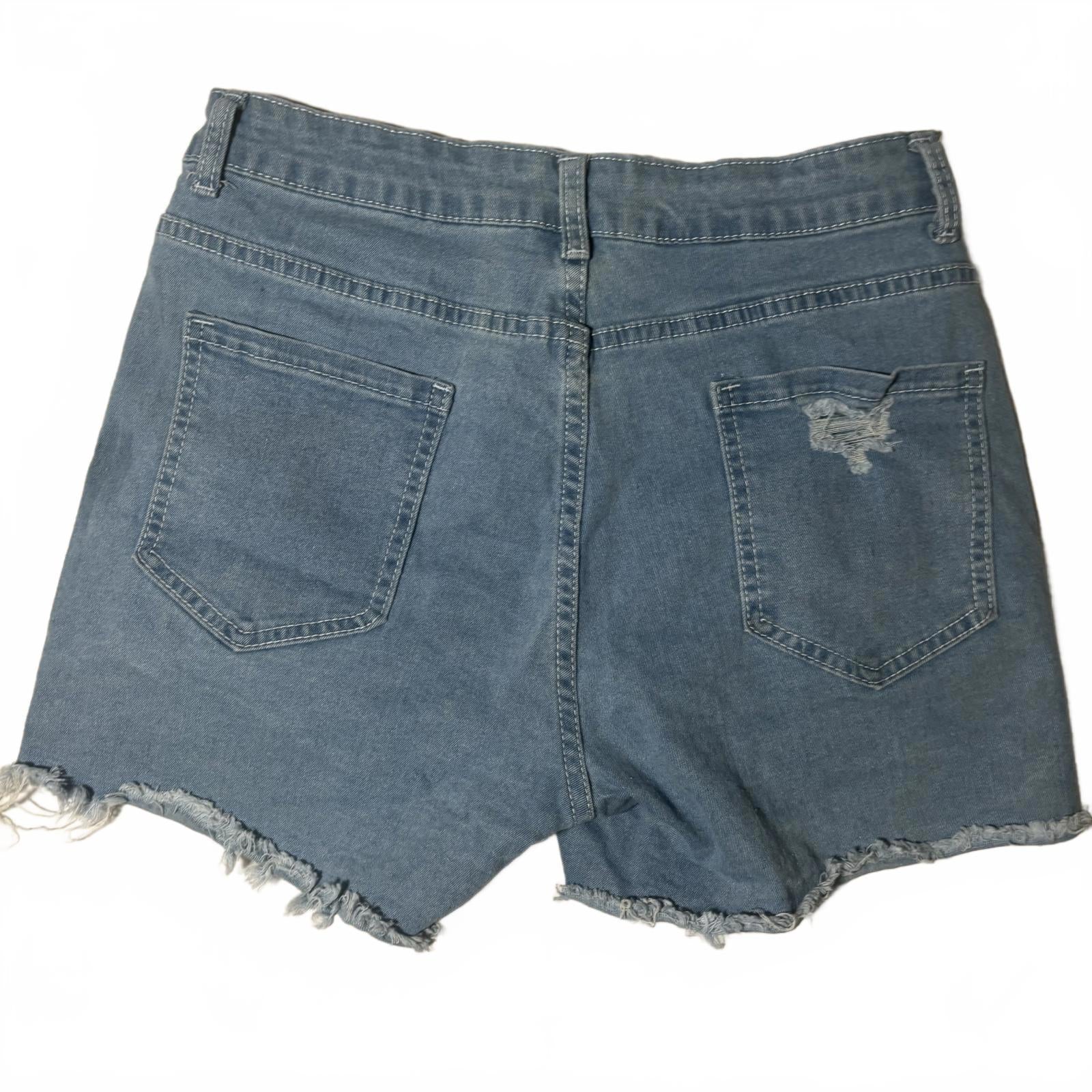 Distressed Denim Shorts Large Women's Casual Summer Shorts - Come Sell Nearly Anything