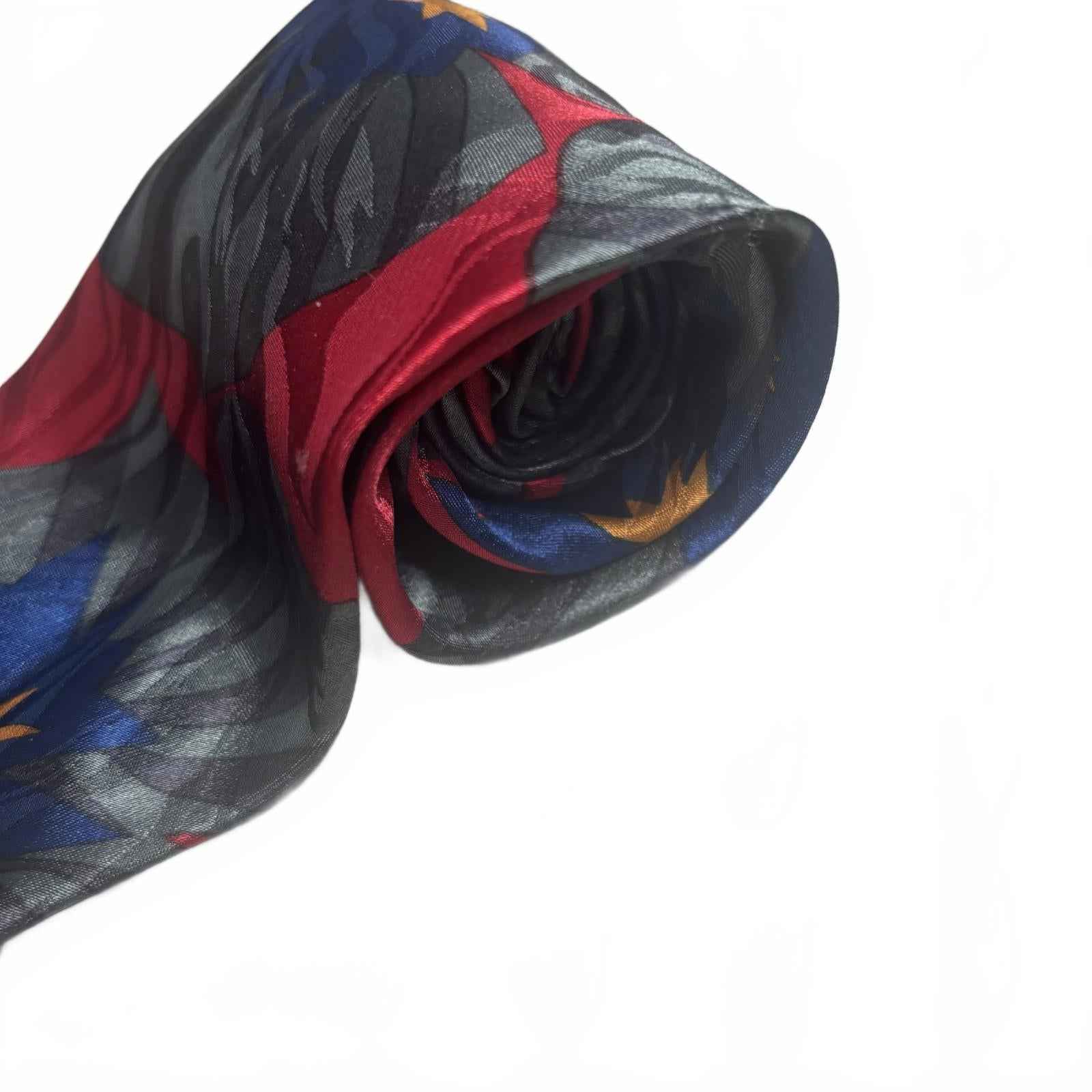 Gold City Men's Polyester Tie with Abstract Pattern