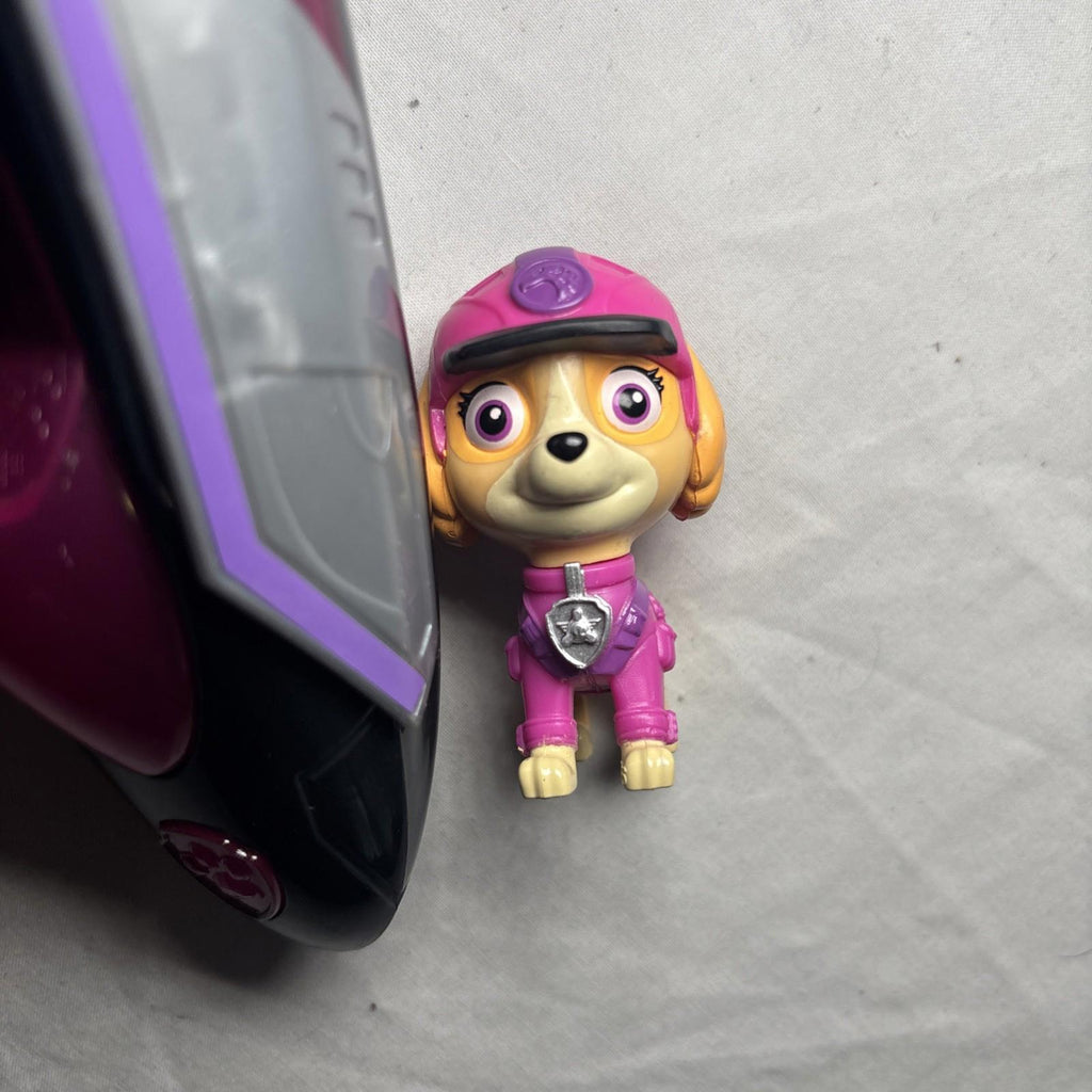 Paw Patrol Sky Airplane Toy-Lights-Sounds-Spins No Missiles