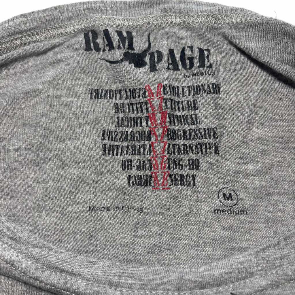 Ram Page Medium Women's Grey Graphic T-Shirt - Come Sell Nearly Anything