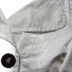 Fay Women's Trench Coat Size L Cream Double-Breasted   #TrenchCoat #Fay - Come Sell Nearly Anything