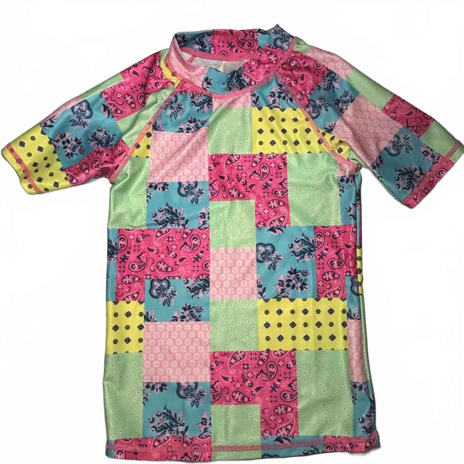 Mini Mango Kids' Rash Guard Swim Shirt Size 7