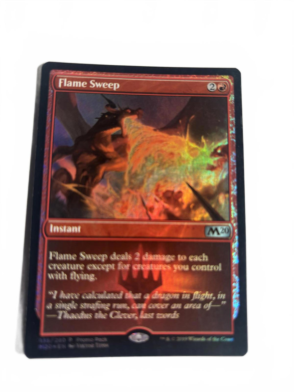 Flame Sweep Foil M20 Near Mint Magic: The Gathering Instant Card