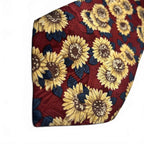 Zoloft Handmade Sunflower Pattern Men's Tie