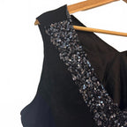 Black Size 14 Retro Noni B sequin top with a touch of glamour - Come Sell Nearly Anything
