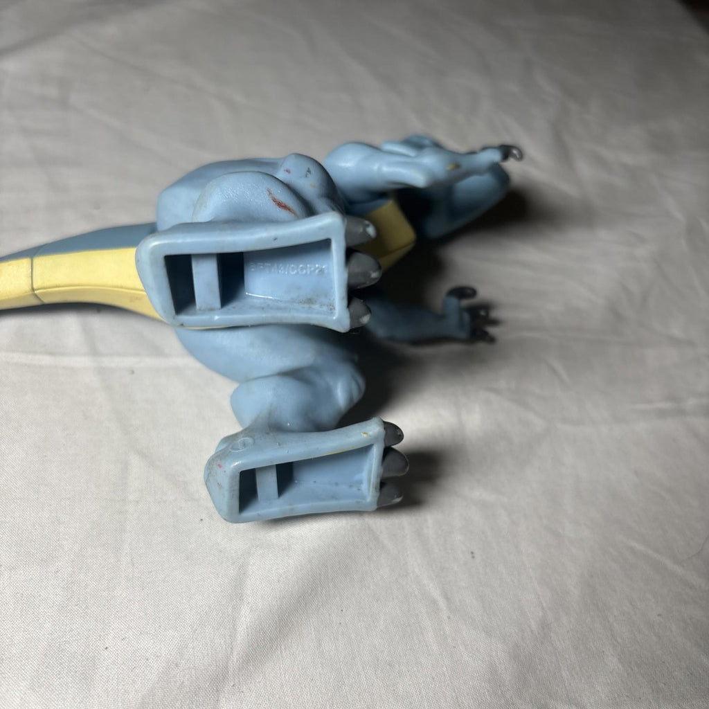 Fisher-Price Imaginext Blue Allosaurus 8” Long Dinosaur Yellow Eye Spiked Back