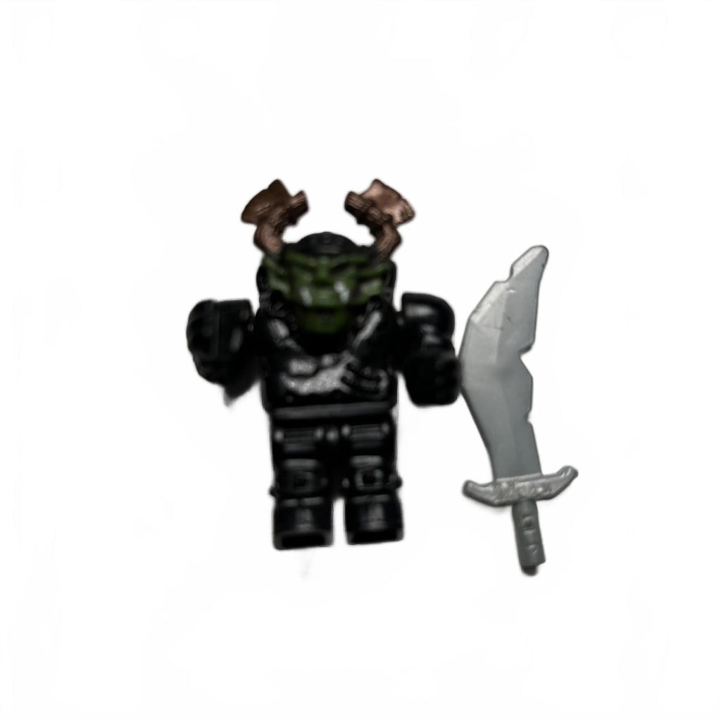 LEGO Warcraft Orc Minifigure with Horned Helmet and Sword - Come Sell Nearly Anything