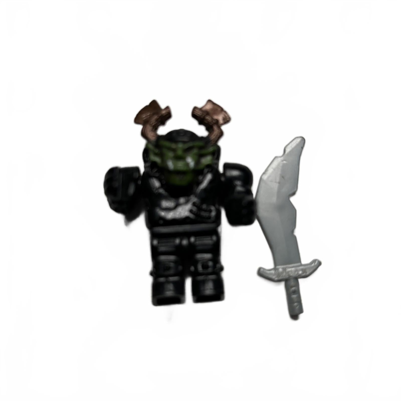 LEGO Warcraft Orc Minifigure with Horned Helmet and Sword - Come Sell Nearly Anything