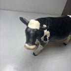 Vintage Jersy Cow Farm Animal Plastic PVC Roll Play Toy Figure Figurine 8 Inch