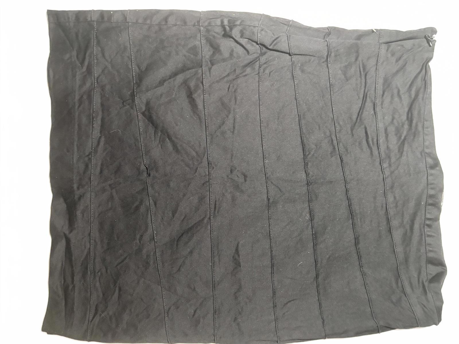 Carolina K Mango Black Women's Skirt Size 14 Stretch Cotton Elastane - Come Sell Nearly Anything