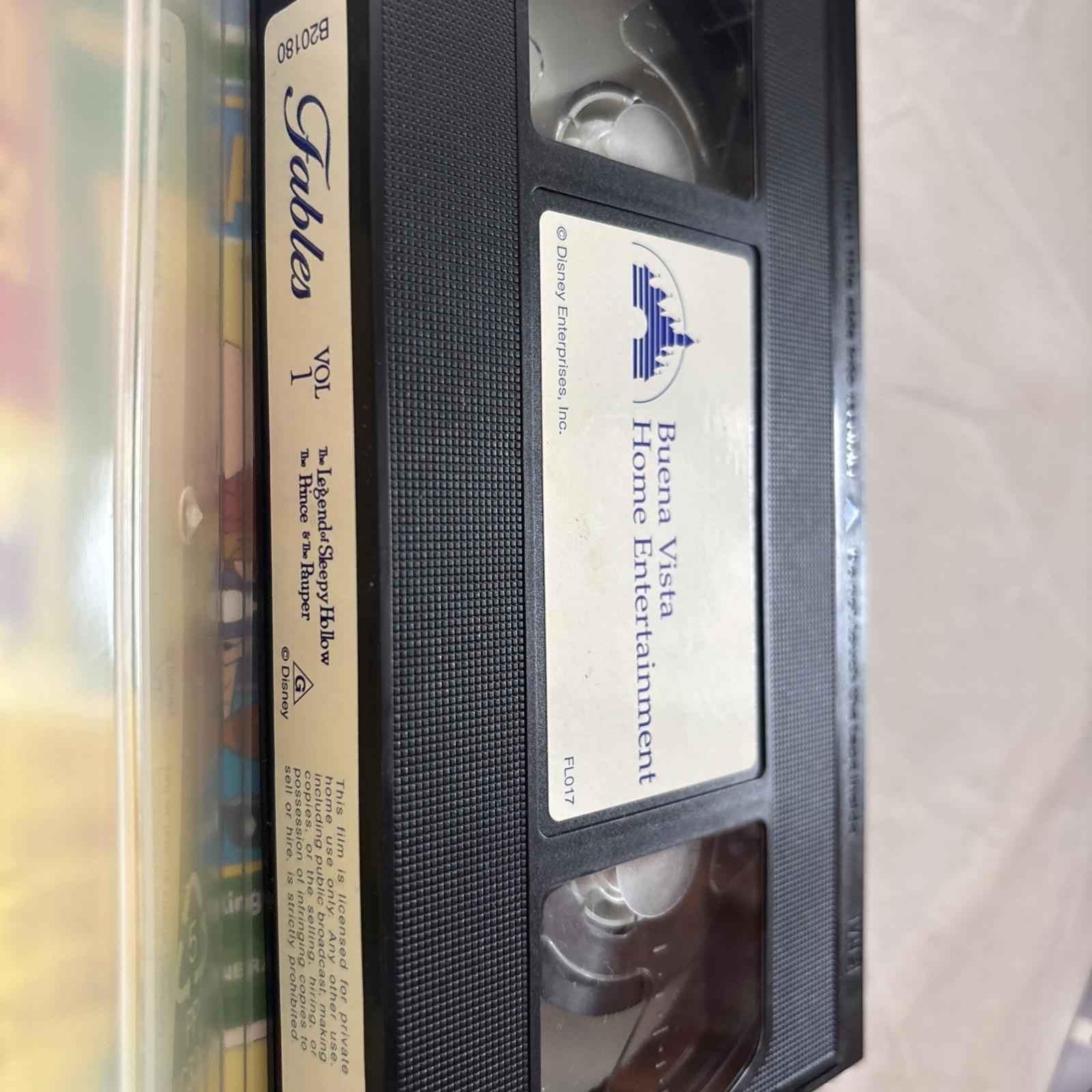 Fables - Volume 1 & 2 - Walt Disney - VHS Video