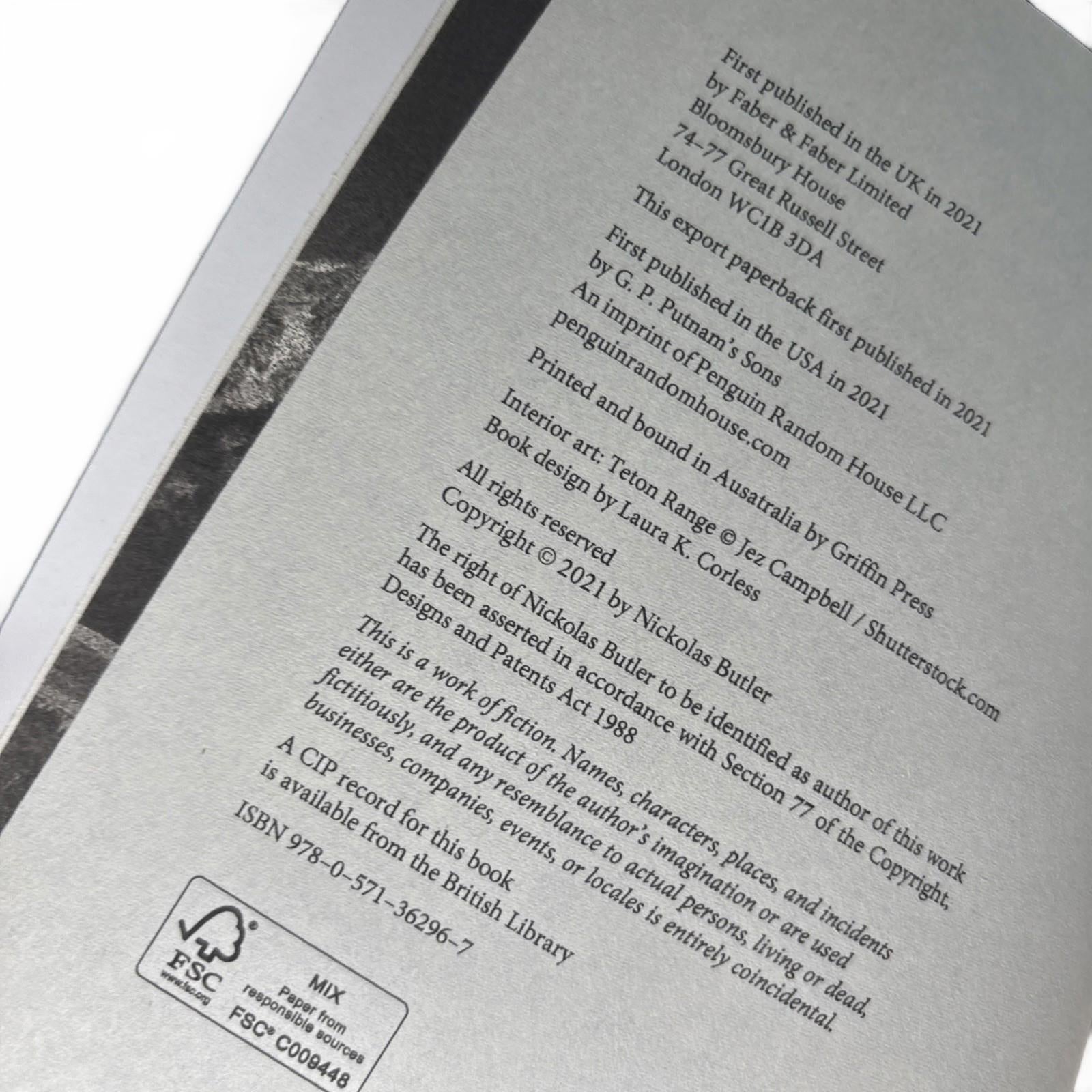 Godspeed by Nickolas Butler (PB23) THRILLER paperback BOOK ISBN 9780571362967 - Come Sell Nearly Anything