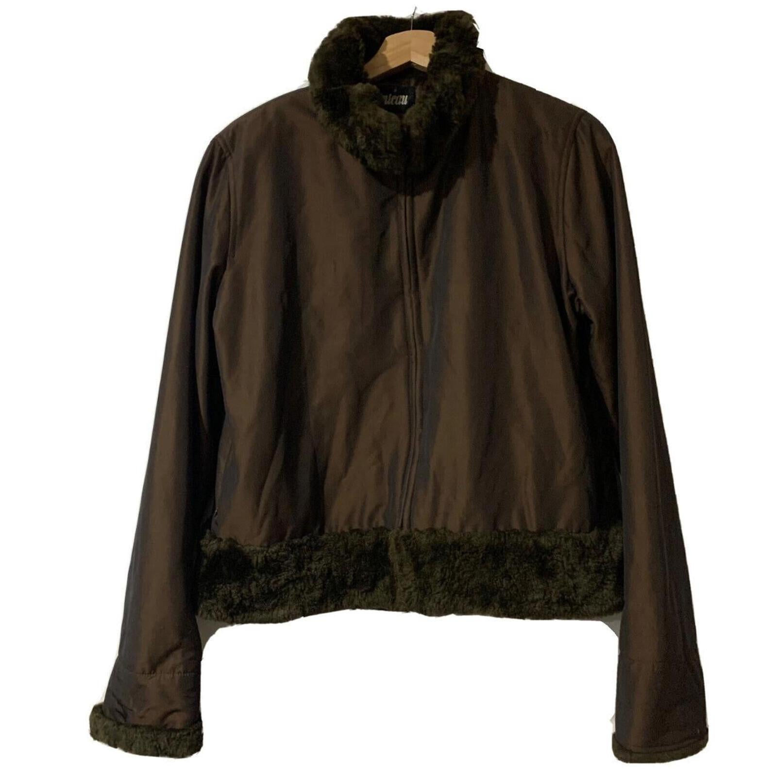 Manteau Vintage Weather Jacket Unisex Size 14 Women Brown Fit. - Come Sell Nearly Anything