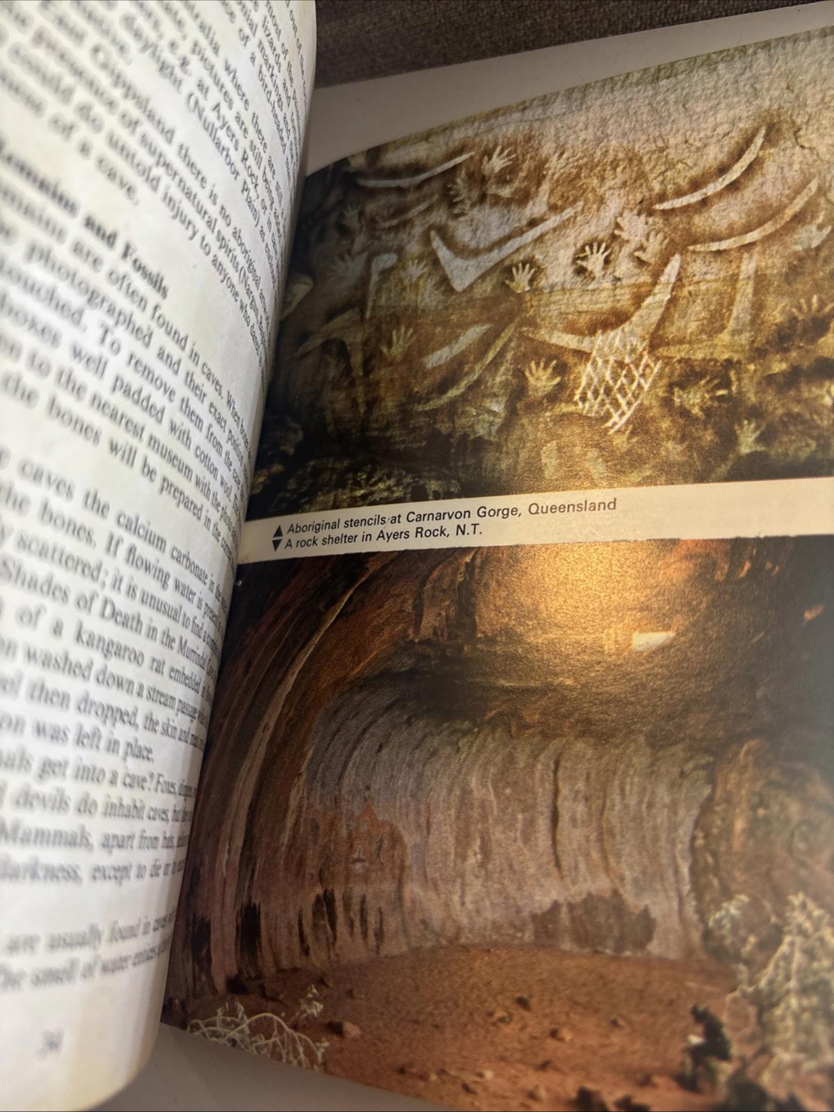 Australian Caves And Carvings - Periwinkle Colour Guides - Vintage Scarce Book - Come Sell Nearly Anything
