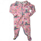 Tradie Baby Sleepwear Pink Size 0000 Rainbow Print Footed Pajamas
