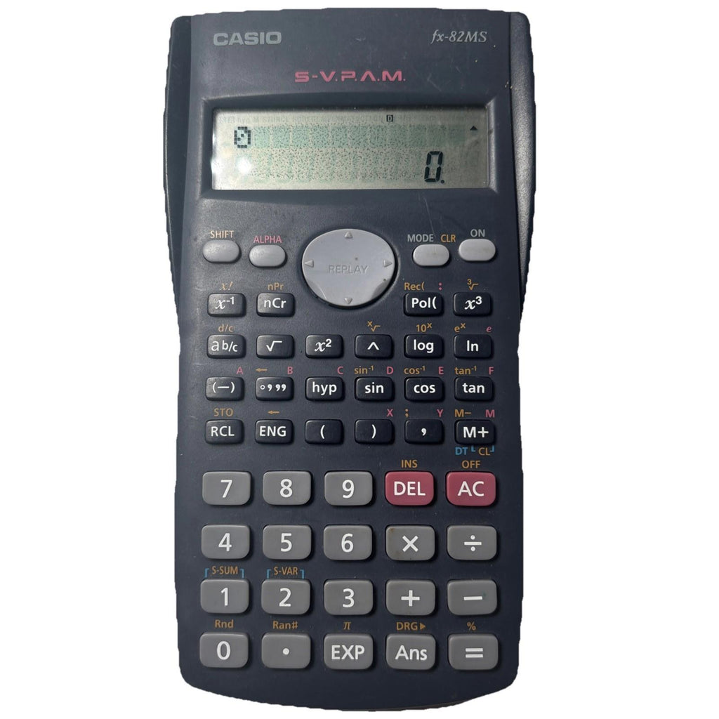 Casio fx-82MS Scientific Calculator 2-Line Display 240 Function STAT Data Editor