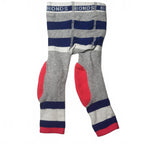 BONDS Baby Leggings  Size 6-10 Months Striped Blue Gray White
