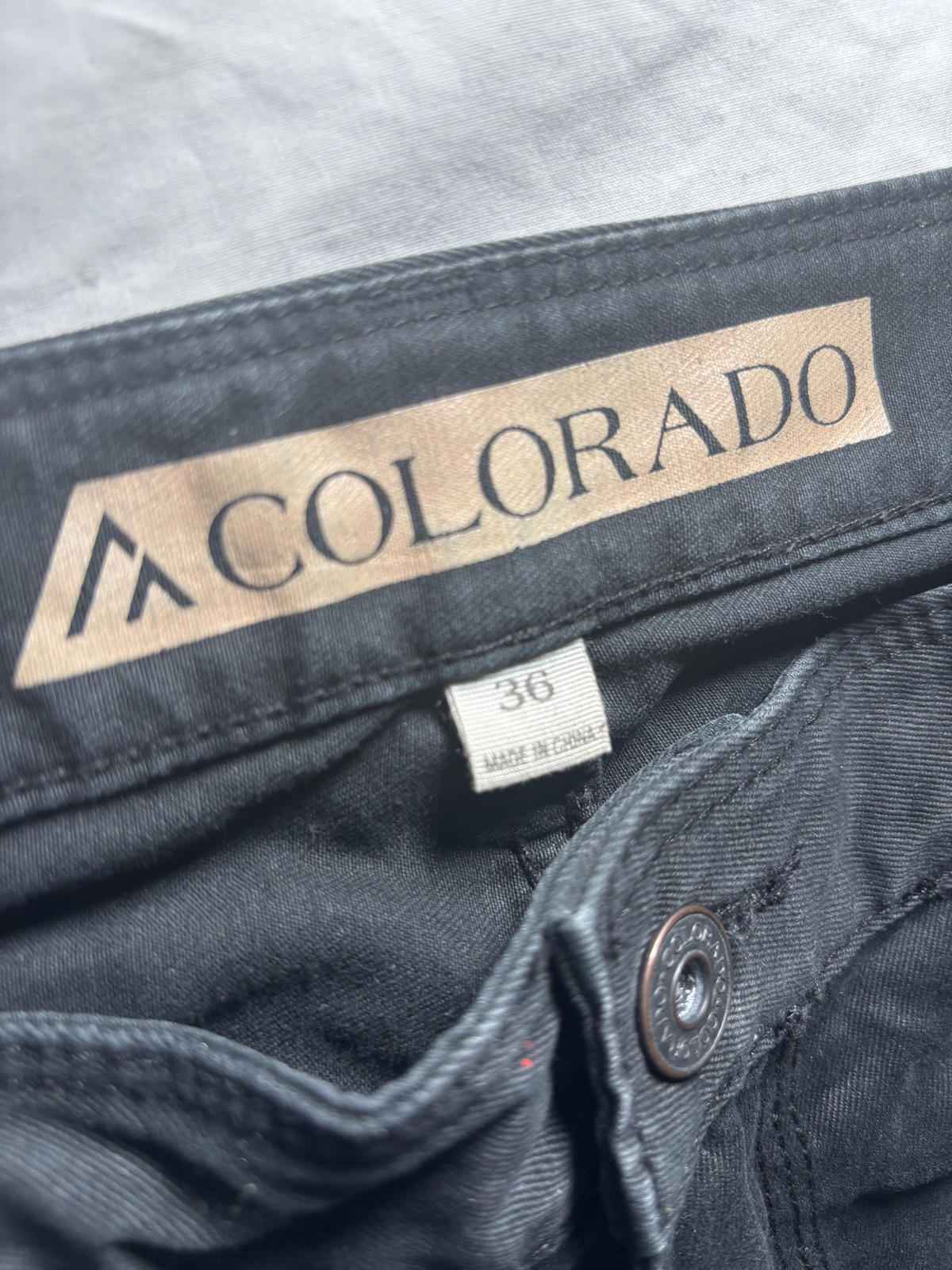 Colorado Black Men's Pants Size 36 Cotton Casual Trousers