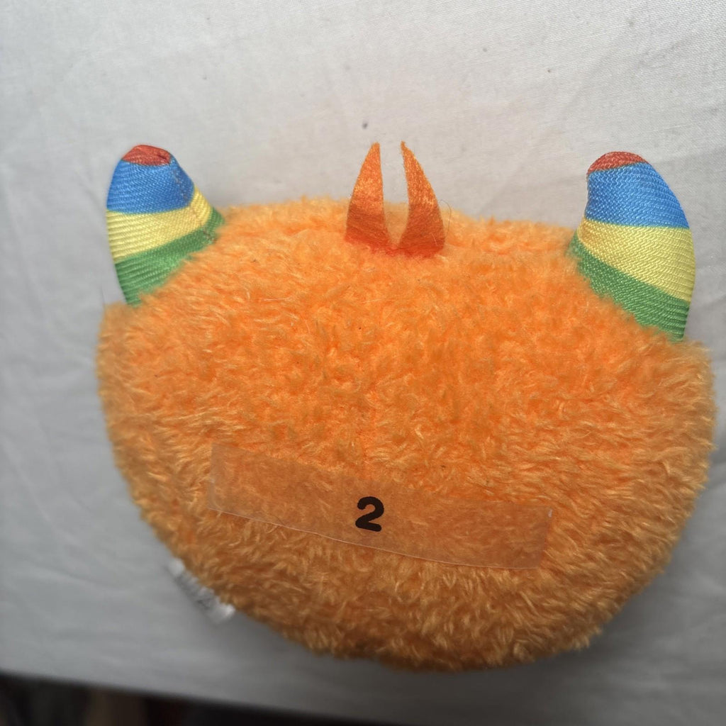 Australian Fundraising Orange Monty the Monster 4" Soft Toy Preloved