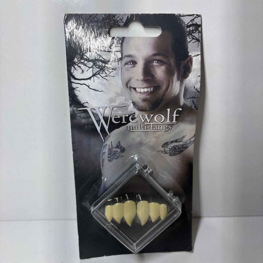 Adult Billy Bob Werewolf Multi Fang Costume Teeth Fangs Accessory
