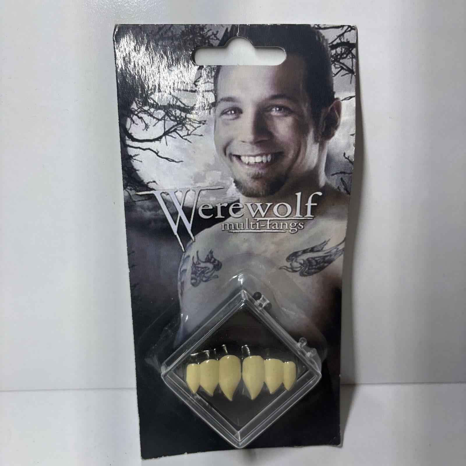 Adult Billy Bob Werewolf Multi Fang Costume Teeth Fangs Accessory