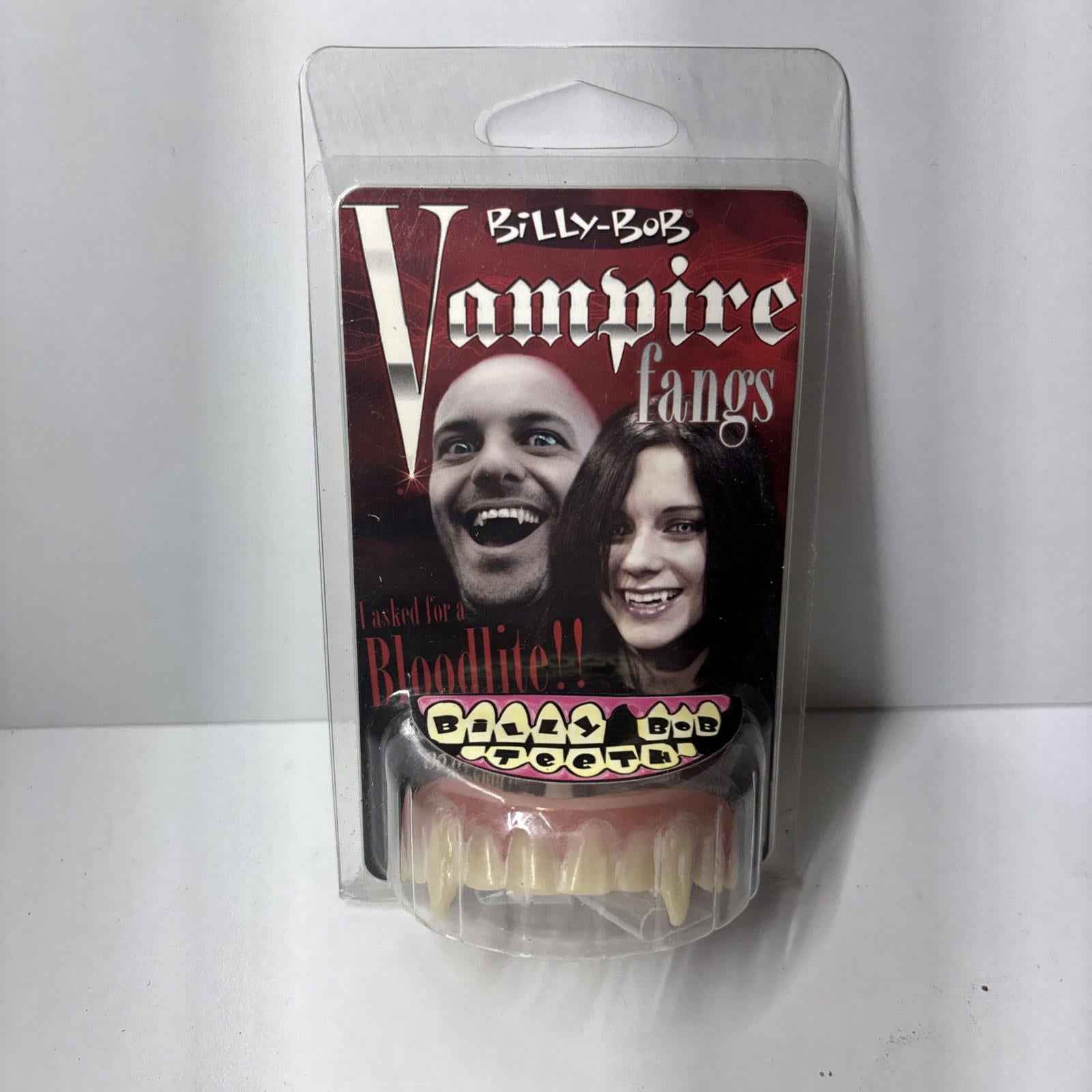 Vampire Deluxe Teeth Fangs Costume Accessory False Teeth Billy Bob Dracula