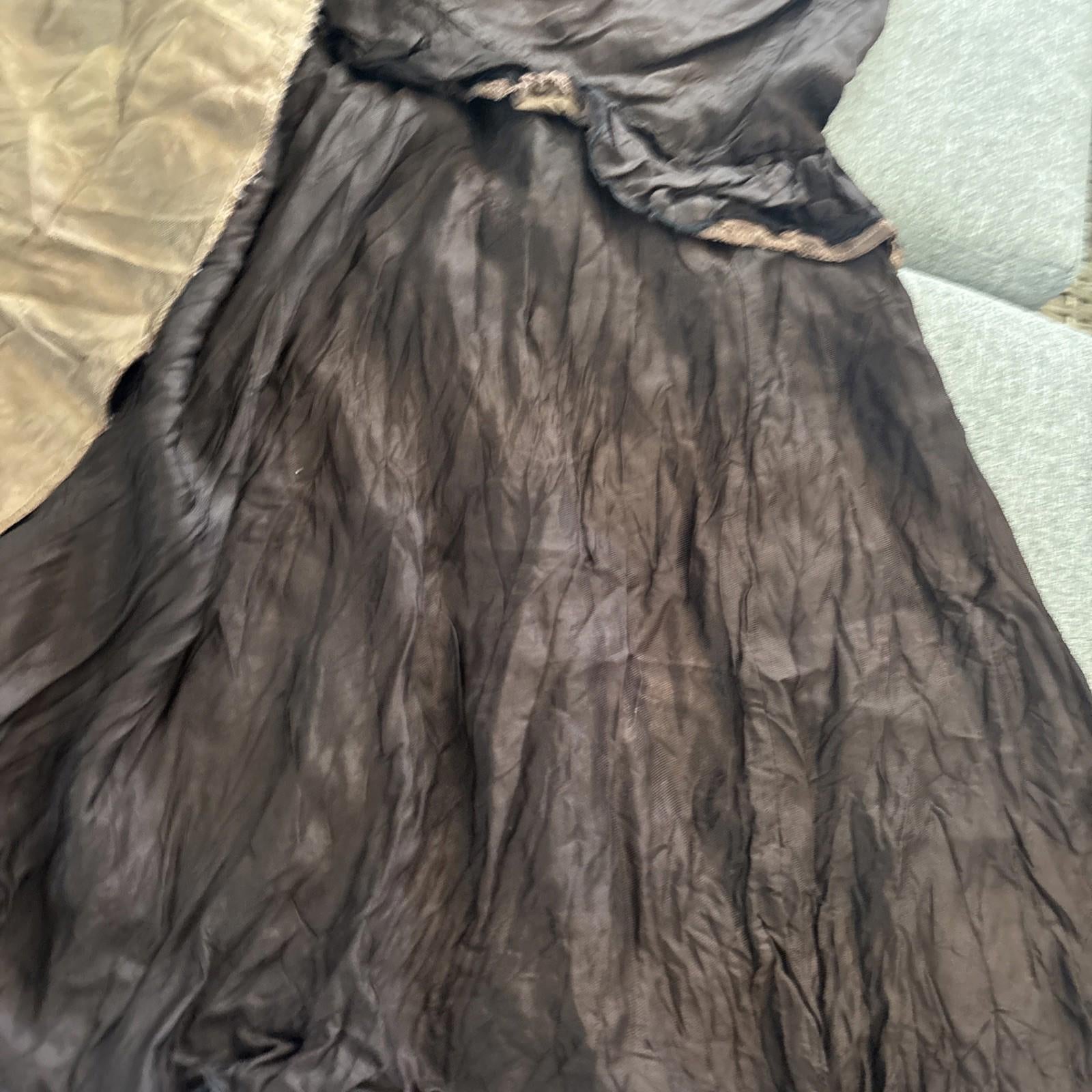 Vintage Womens Skirt L Hand Made Reversible Maxi Retro Cottage Large - Come Sell Nearly Anything