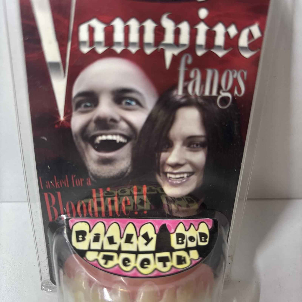 Vampire Deluxe Teeth Fangs Costume Accessory False Teeth Billy Bob Dracula