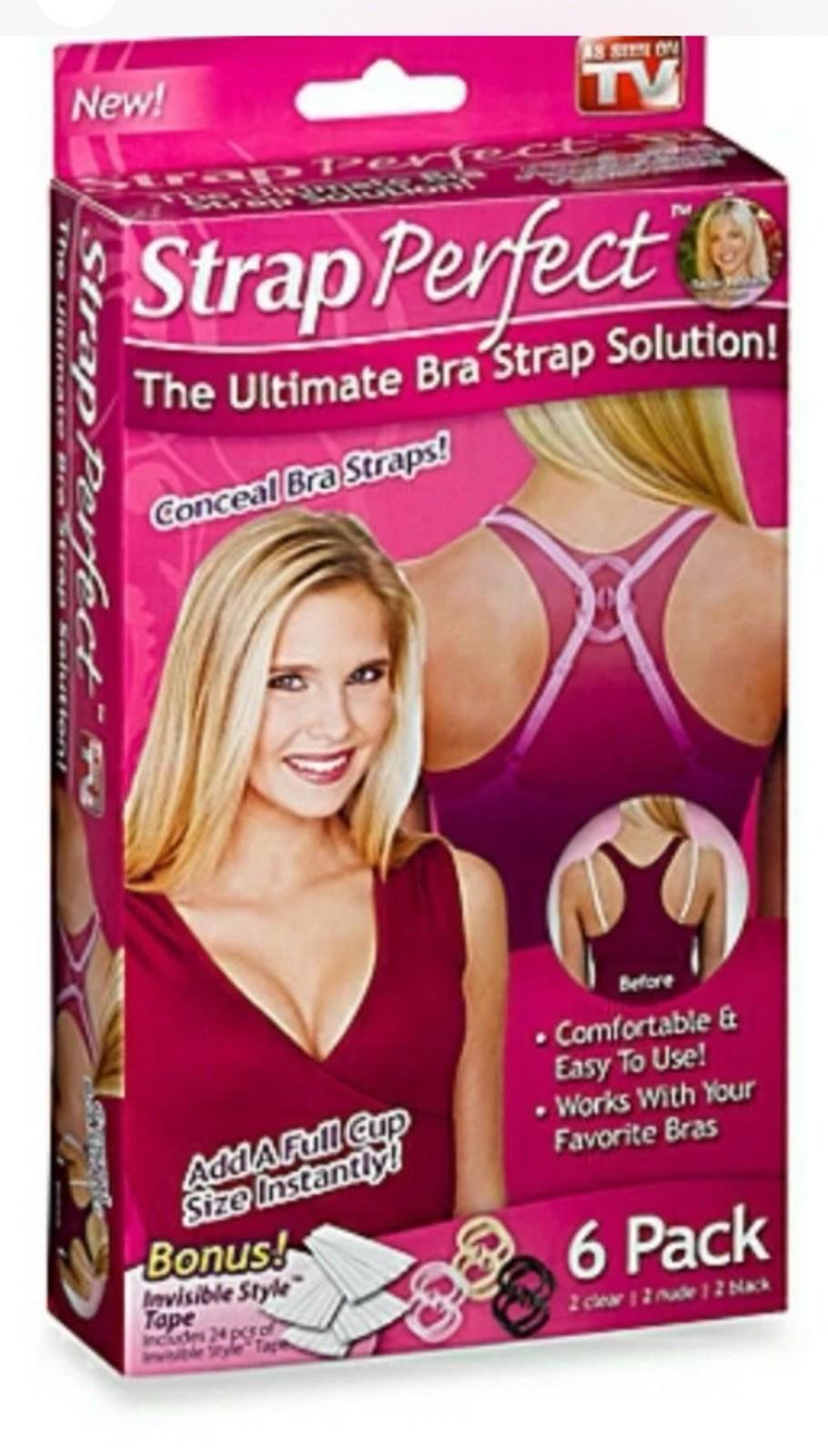 Strap Perfect Ultimate Lift Max Cleavage Control, Conceal Bra Straps, Pack of 6 - Come Sell Nearly Anything