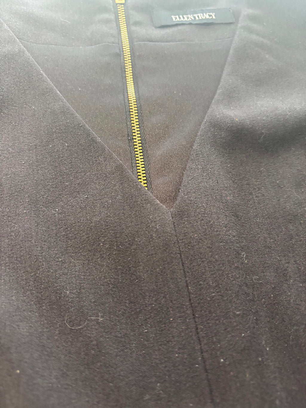 Ellen Tracy Black Sleeveless Dress Size M Classic Elegant Workwear - Come Sell Nearly Anything