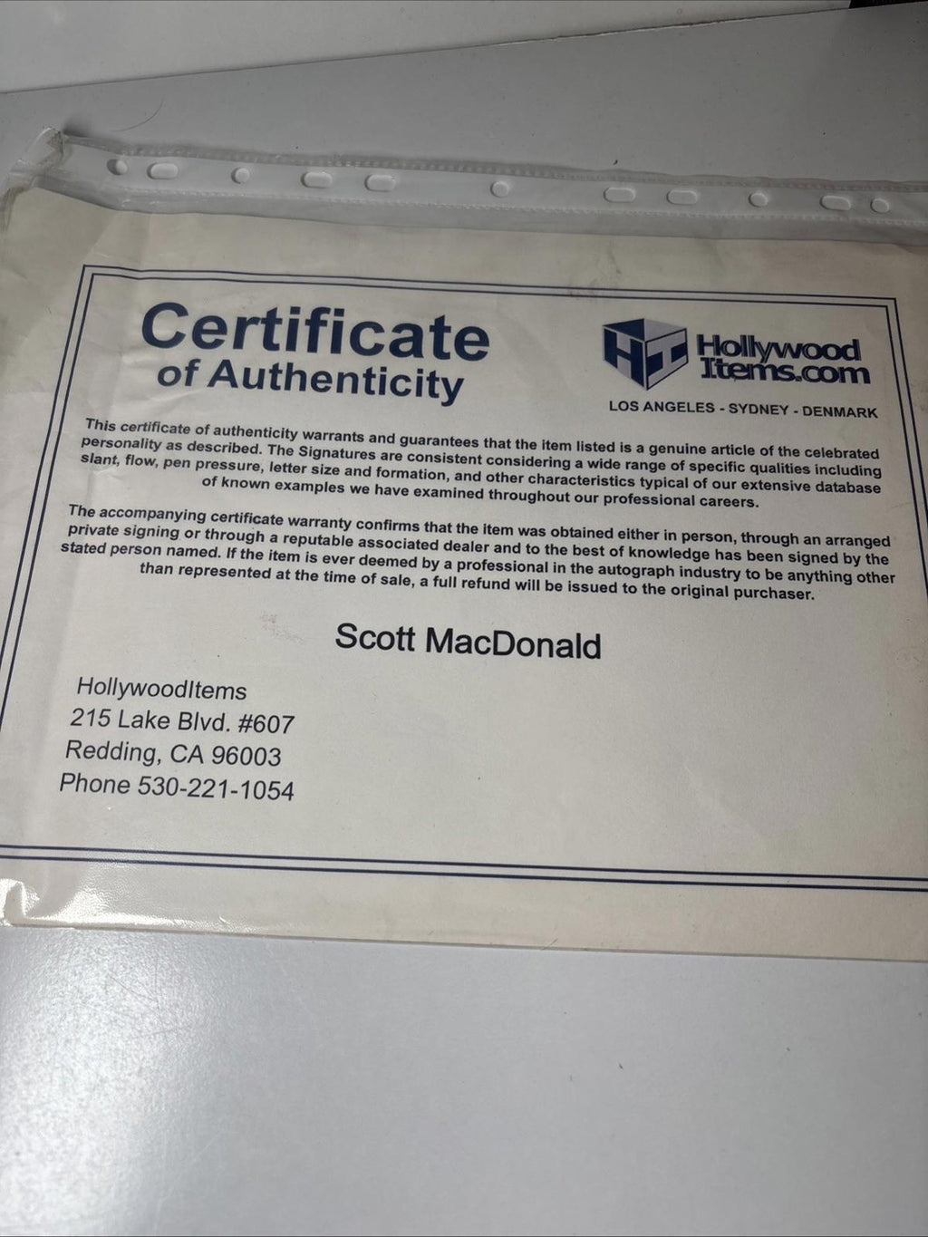 SCOTT MCDONALD  Signed SOCCEROOS Large  Photo With COA Autograph Soccer