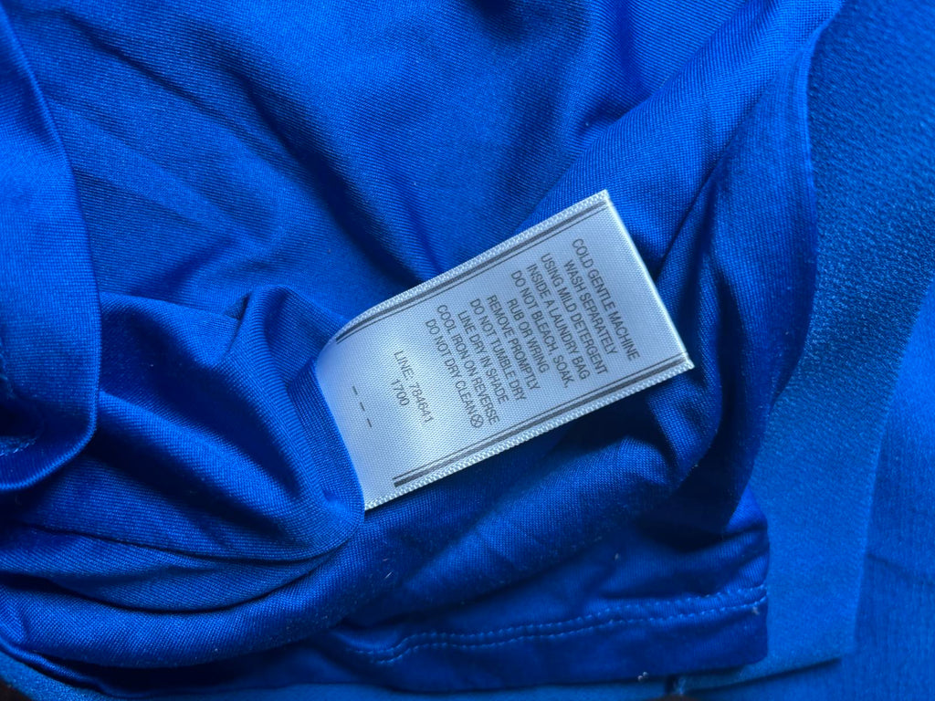 Portmans Blue Sleeveless Zip-Front Dress Size 16 - Come Sell Nearly Anything