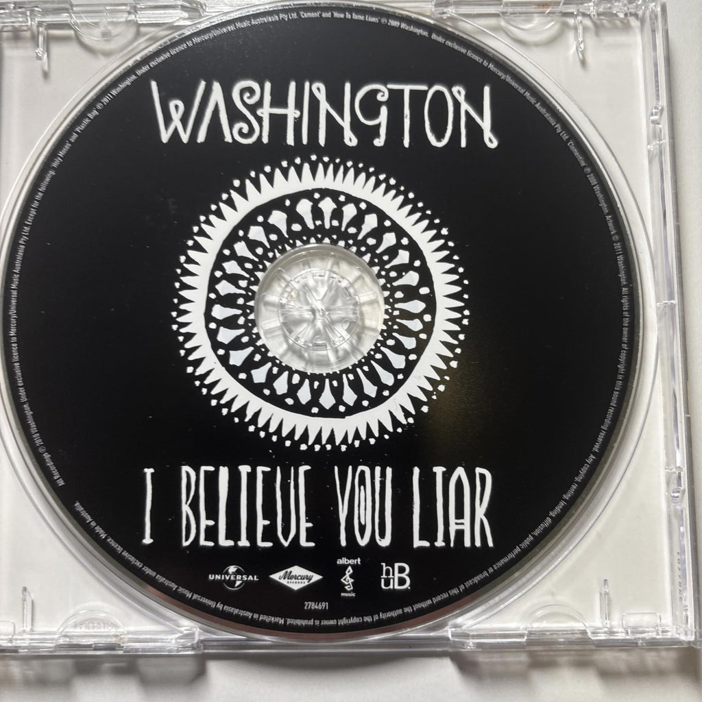 Washington - I Believe You Liar AUSTRALIA CD International Edition MINT #0306 - Come Sell Nearly Anything
