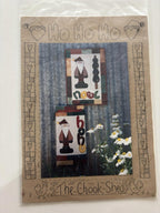 The Chook Shed - HO HO HO - Patchwork Wall Hanger Sew Stitch Vintage Craft - Come Sell Nearly Anything