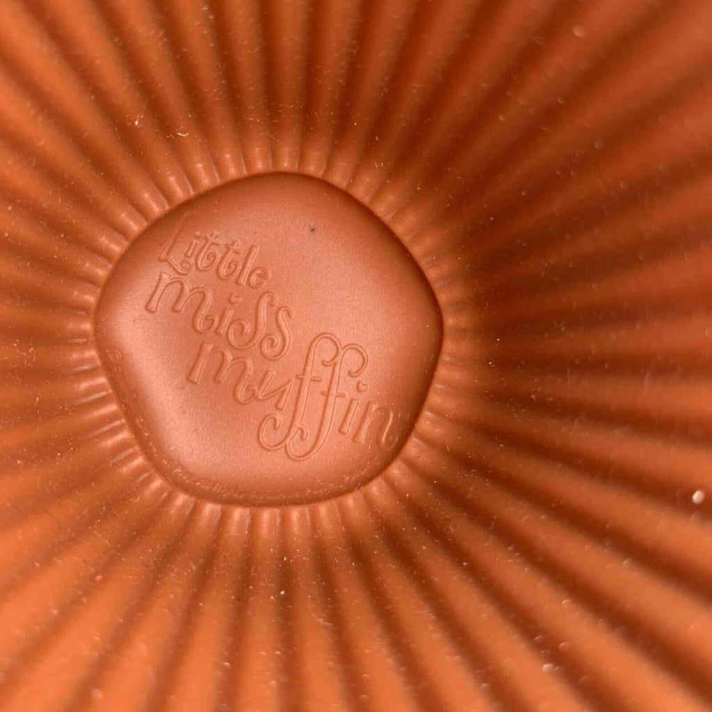 Lil Miss Muffins Red Hair Plush Toy Vintage Cutie w/ Real Muffin Cup Base 7”