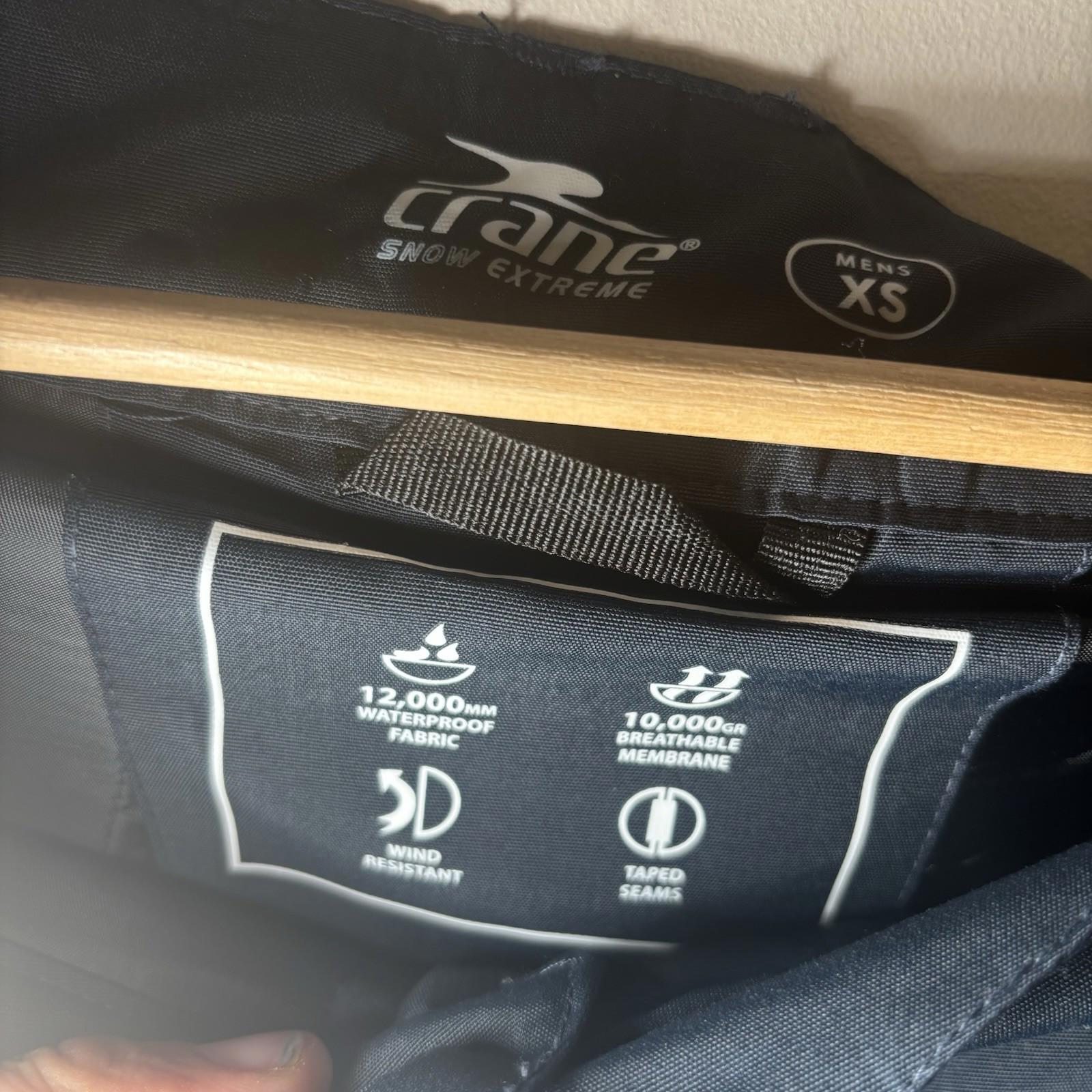 Mens CRANE Snow Extreme Black Size XS Ski Snowboarding Pants BNWT - Come Sell Nearly Anything