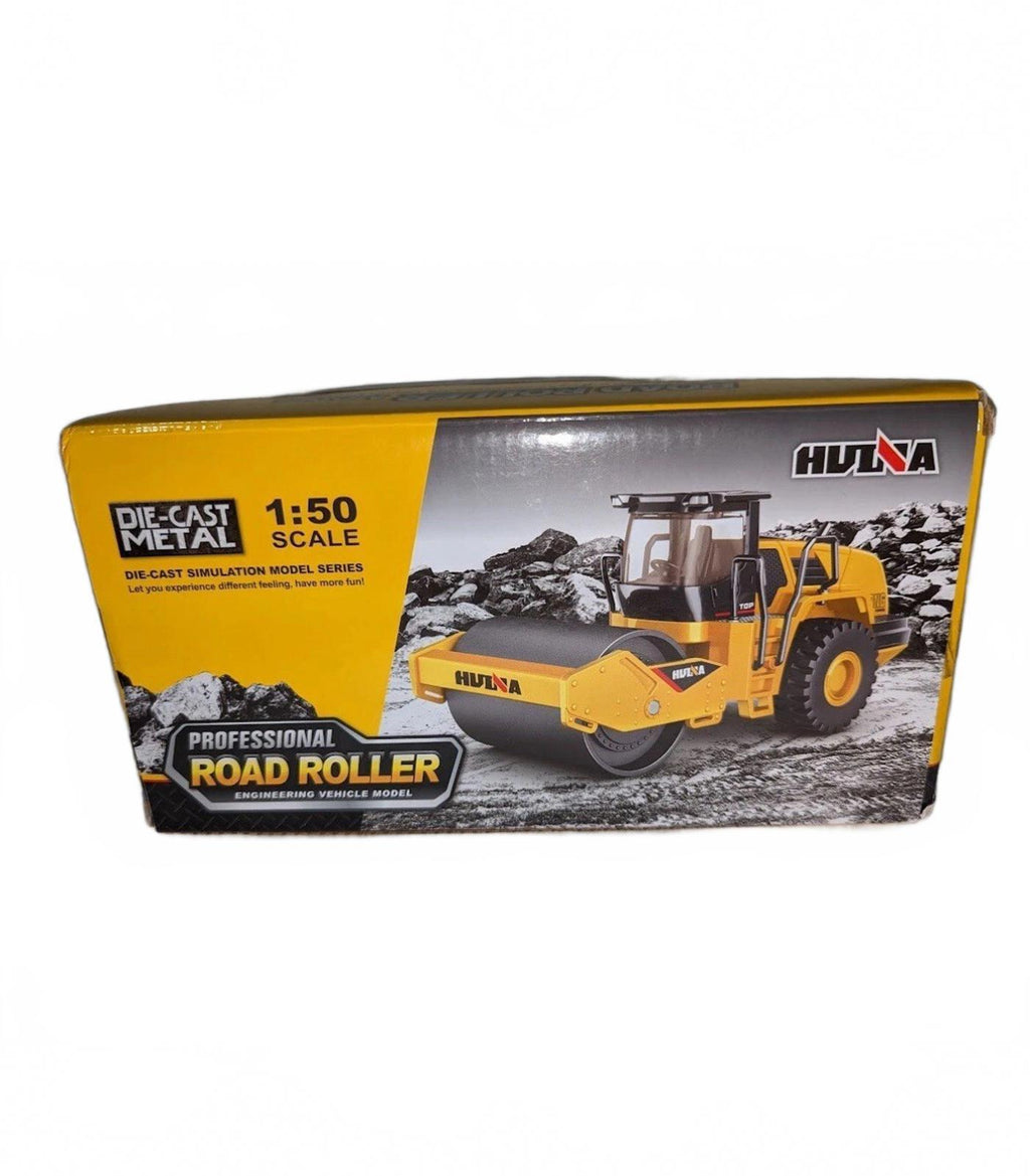 Professional Road Roller Model 1:50 Scale, Hui Na Toys 1715 Die Cast Metal