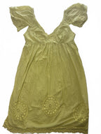 Katherine Women's Maternity Dress Size 14 Yellow Cotton - Come Sell Nearly Anything