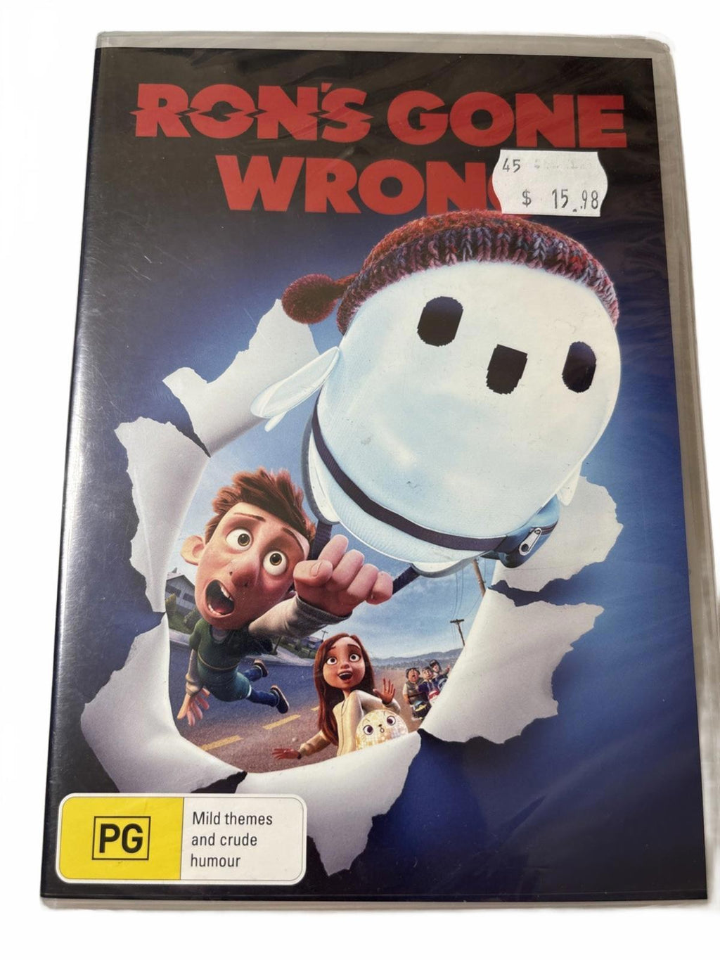 Ron's Gone Wrong DVD 2021 Animation Adventure Comedy Kids Movie Free Postage NEW - Come Sell Nearly Anything
