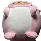 Smooshy Smoochy Pals Teddy Bear Pink Axolotl Costume Fake Squishmallow 12”