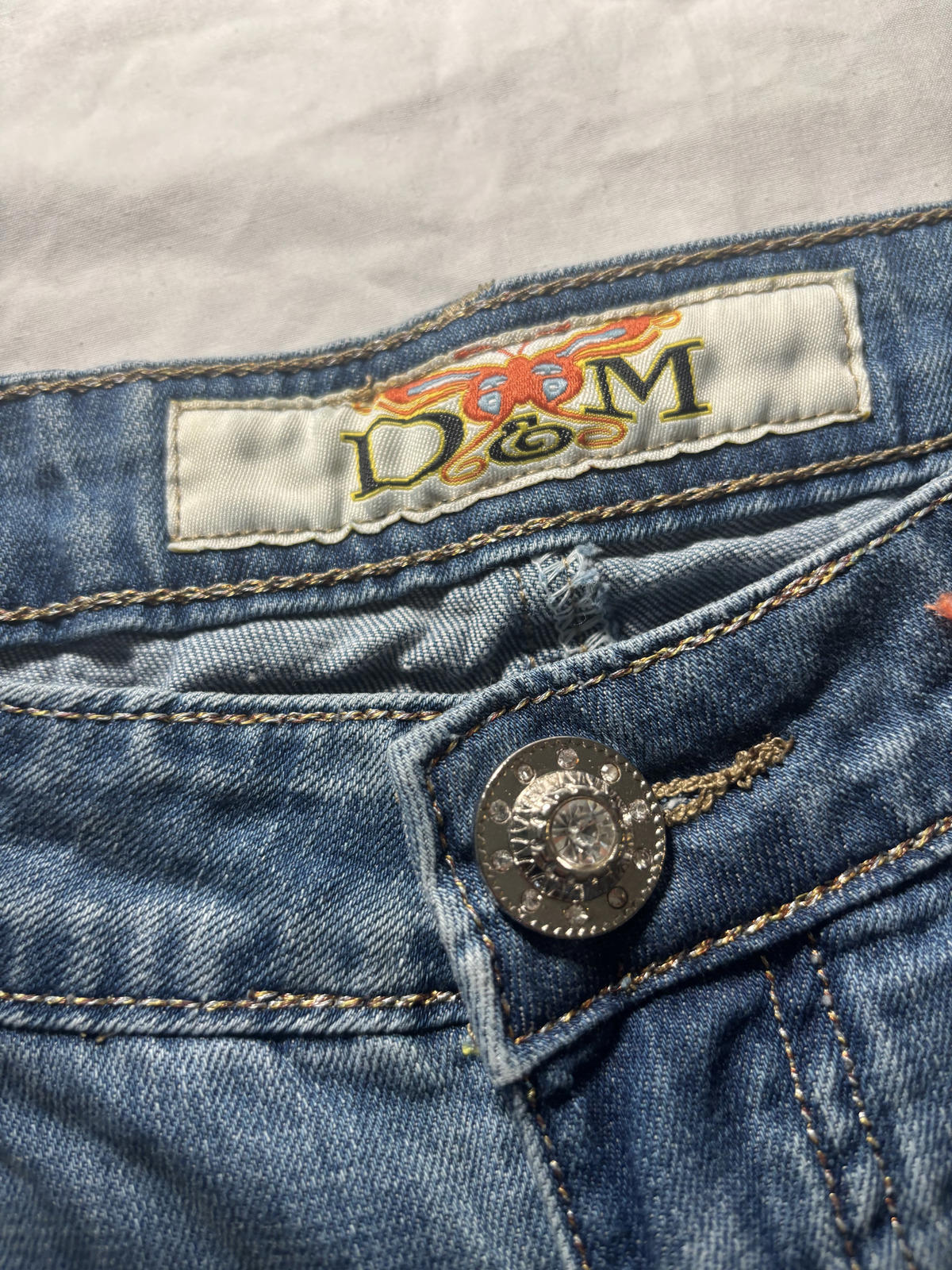 DM Women's Wide Leg Jeans Size 30W Denim #WideLeg #Denim Y2K - Come Sell Nearly Anything